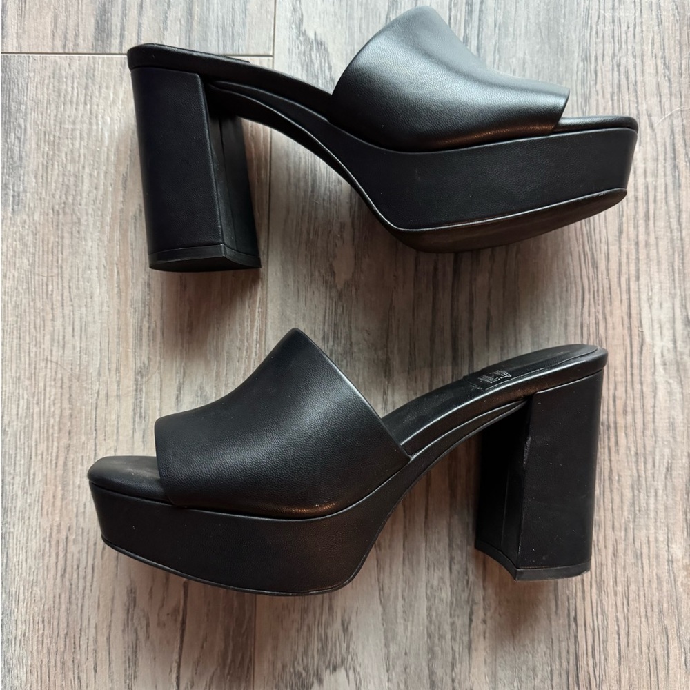 Jeffrey Campbell Dress Code Sandal Heels in Black